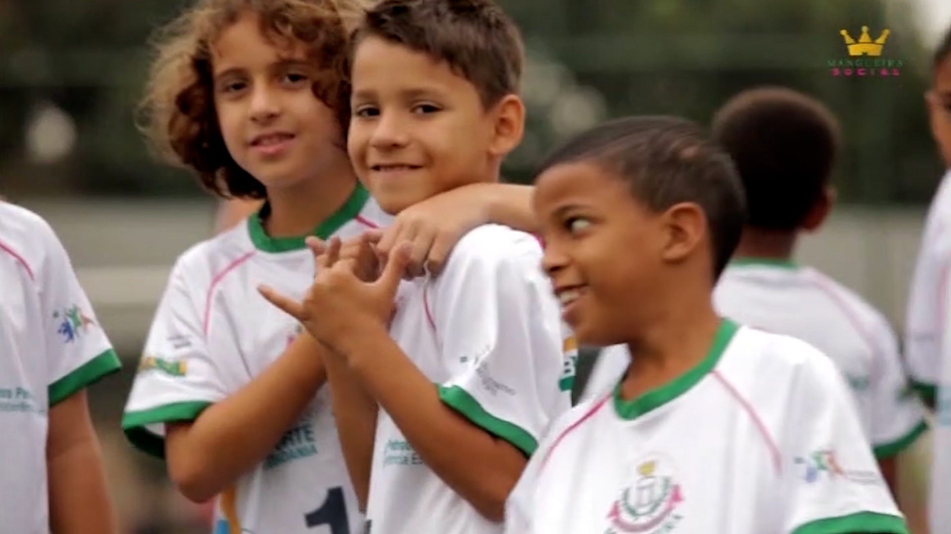 Crianças atendidas pelo Programa Social da Mangueira