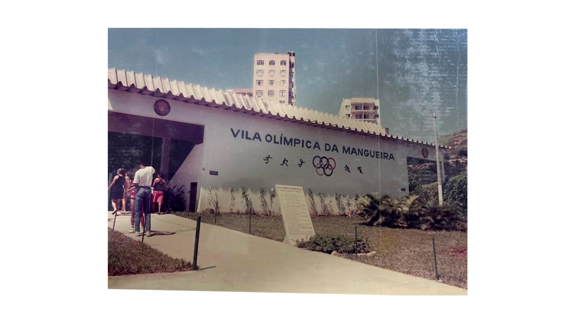 Vila Olímpica da Mangueira em registro histórico